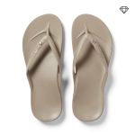 Arch Support Flip Flops - Classic - Crystal Taupe